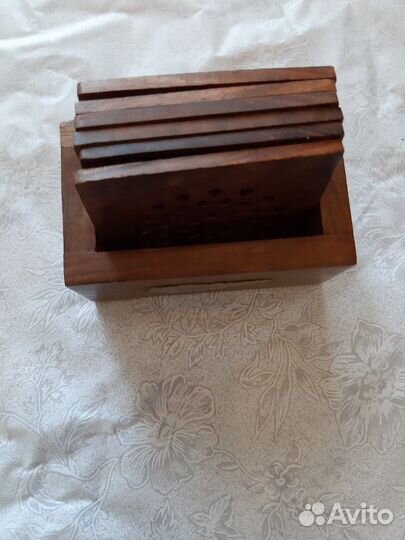 Деревянные подставки сувенир из Кипра