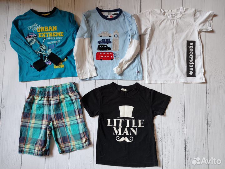 Вещи для мальчика пакетом 104-110