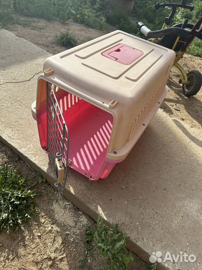 Переноска для кошек бу пластиковая