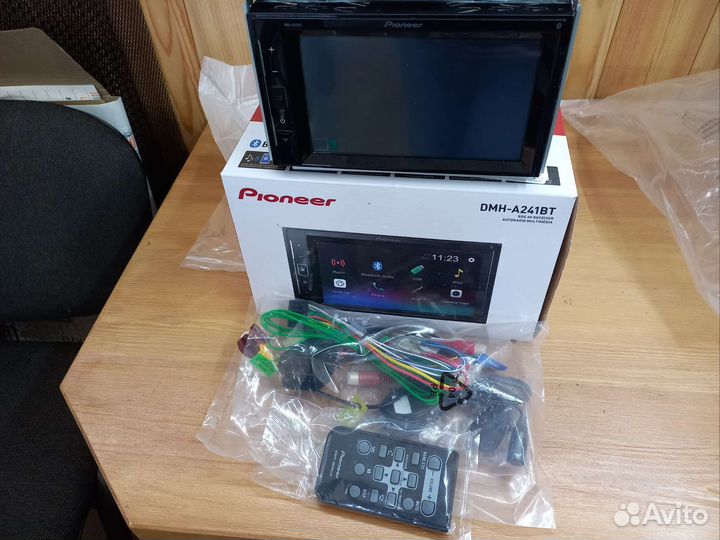 Магнитола 2din pioneer dmh-a241bt