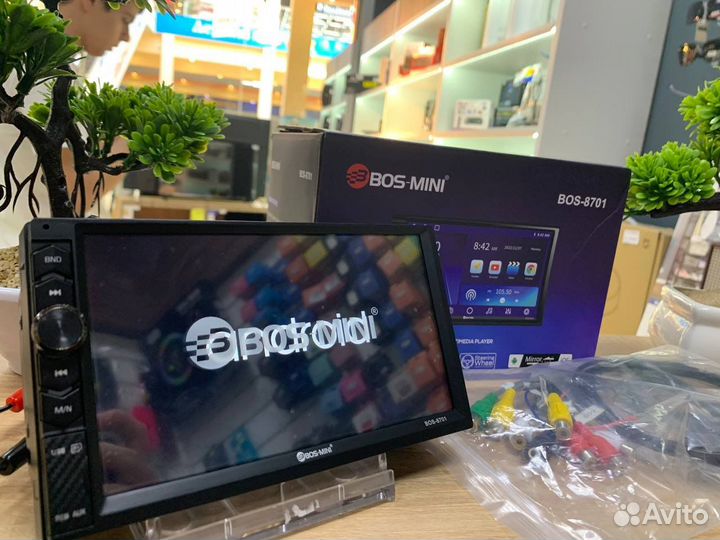 Магнитола 2DIN BOS-mini BOS-8701 2+32 (новая)
