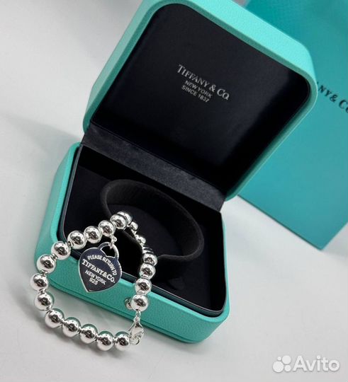 Браслет серебряный Tiffany 925 пробы