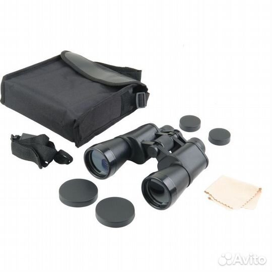 Бинокль Veber Classic бпц 20x50 VL черный, кожа