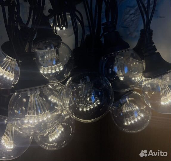 Гирлянда уличная с стиле ретро