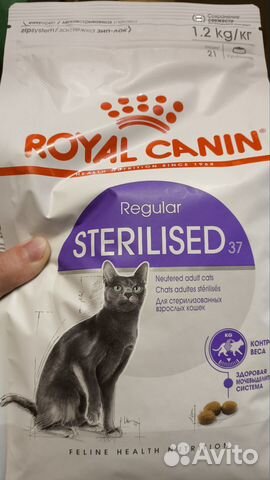 Royal canin sterilised 37 (1.2 kg) купить в Санкт-Петербурге | Животные ...