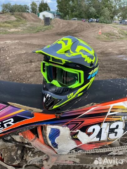 Мотошлем кроссовый FOX