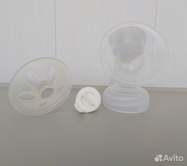 Молокоотсос avent ручной с бутылкой