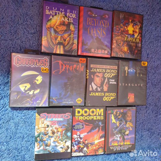 Картриджи sega,big box,из 90х