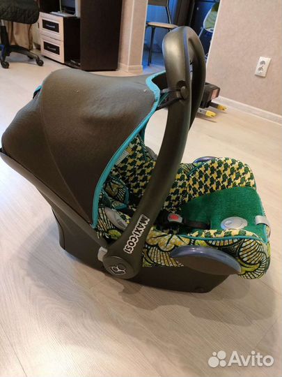 Автолюлька maxi cosi с базой и isofix