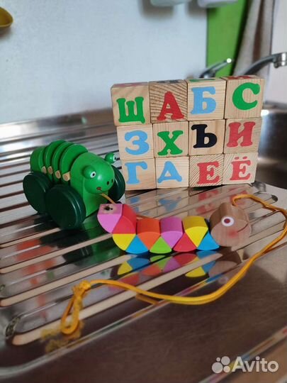 Деревянные игрушки для малышей