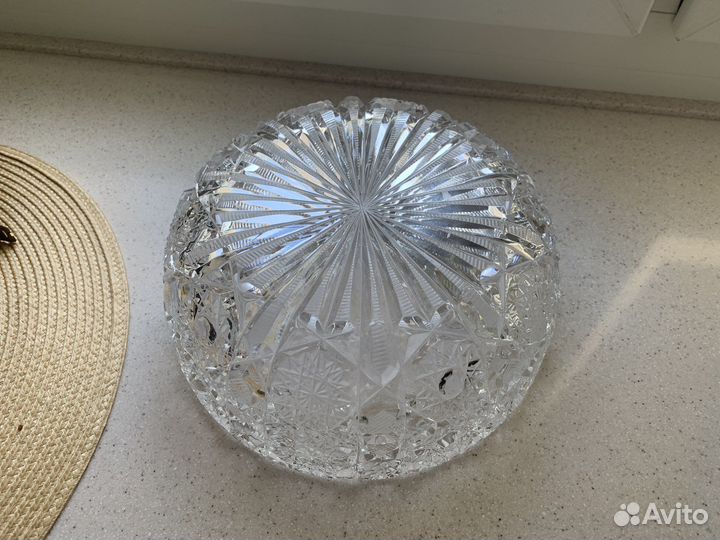 Салатник хрустальный