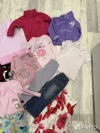 Детские вещи пакетом на девочку 92