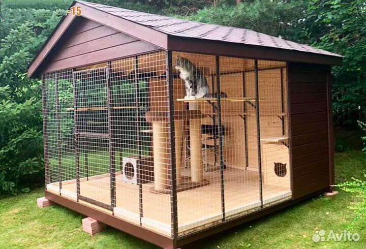 Клетка вольер для кошек