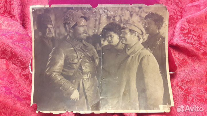 Архивное подлинное фото фильма шел солдат с фронта