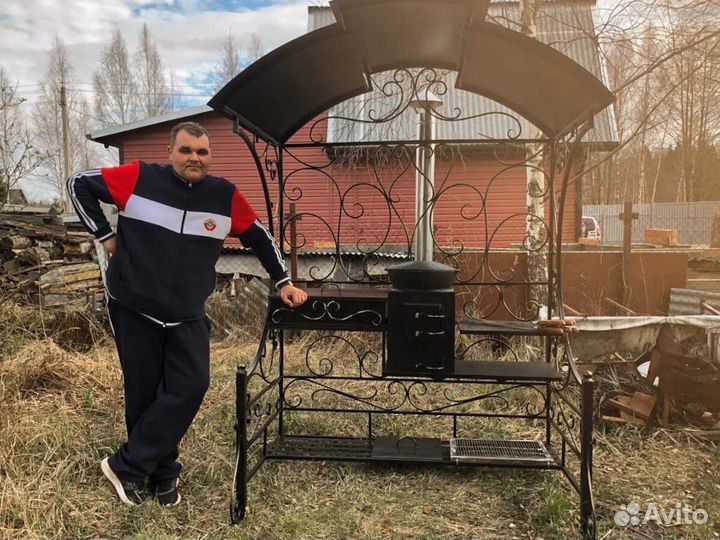 Мангал-беседка loft