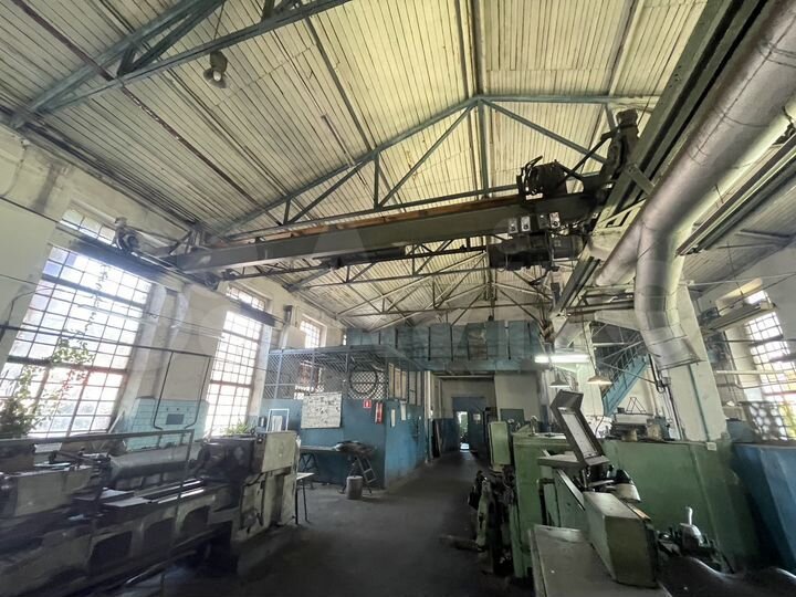 Цех со станками и кран-балкой, 447.9 м²