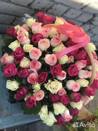 101 роза/Доставка