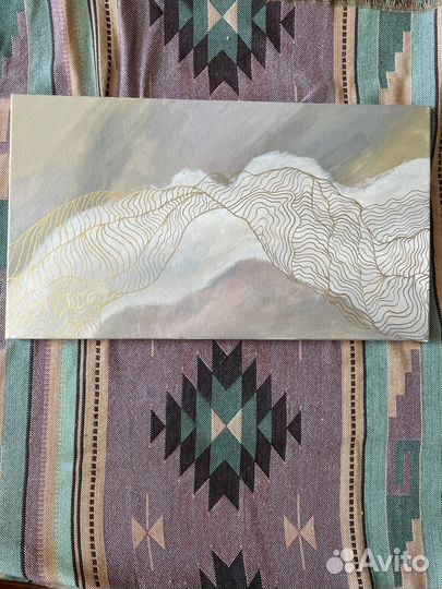 Картина акрилом на холсте