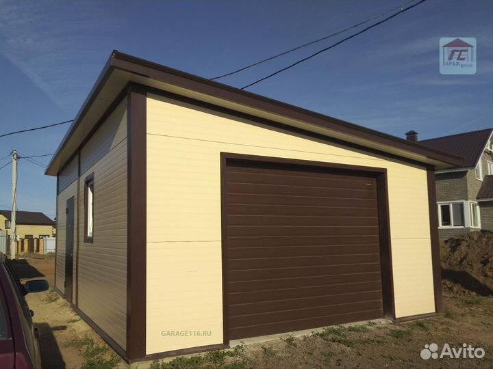 Строительство гаражей из сэндвич панелей под ключ