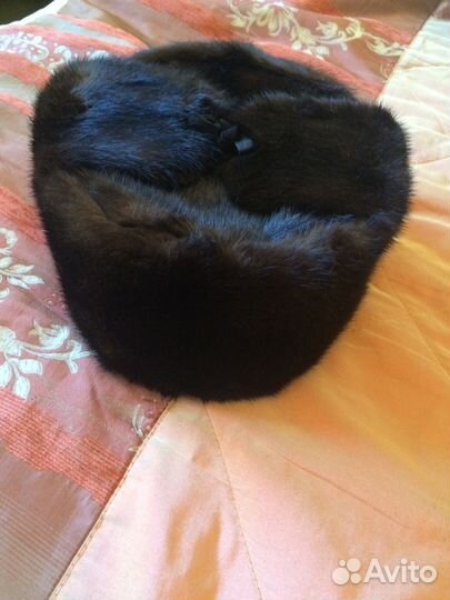 Норковая шапка мужская