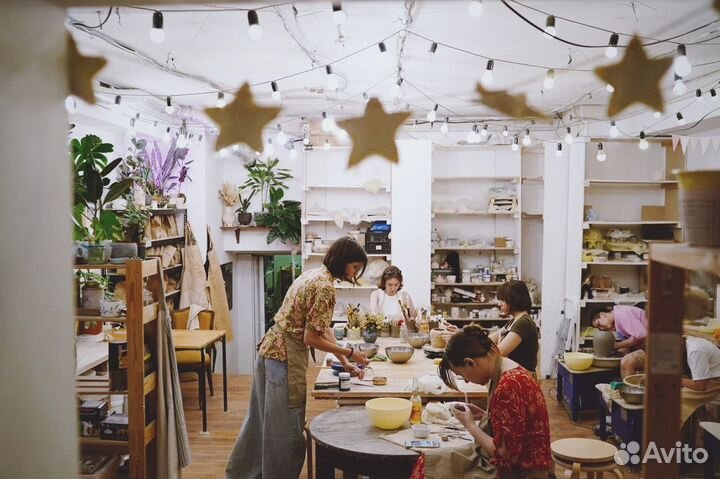 Мастер-класс по керамике гончарный круг или лепка