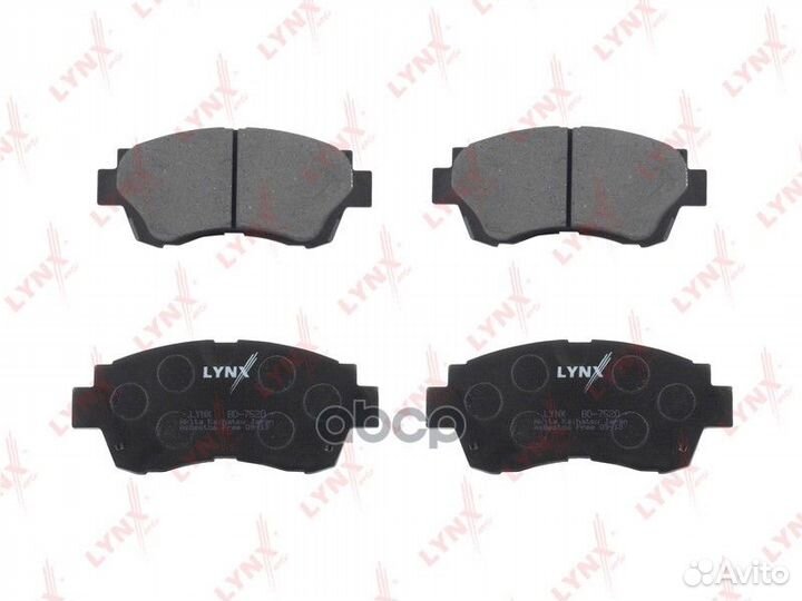 Колодки тормозные дисковые перед ;toyota Camry