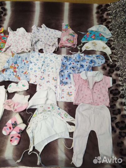 Одежда пакетом на девочку с рождения до 2лет