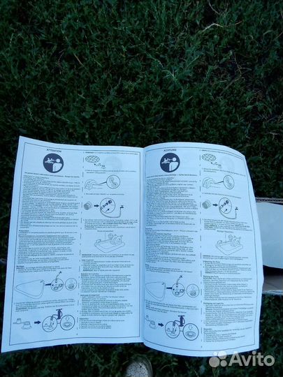 Детский надувной бассейн с горкой