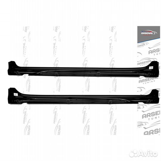 Накладки на пороги Моделиста Toyota Сamry XV55