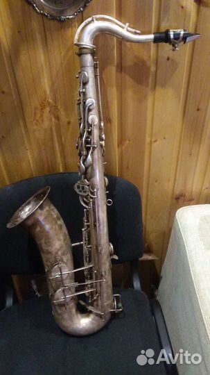 Саксофон РСФСР 1930-е, посеребрение, Ленинград