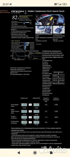 Стабилизатор напряжения + доп масса