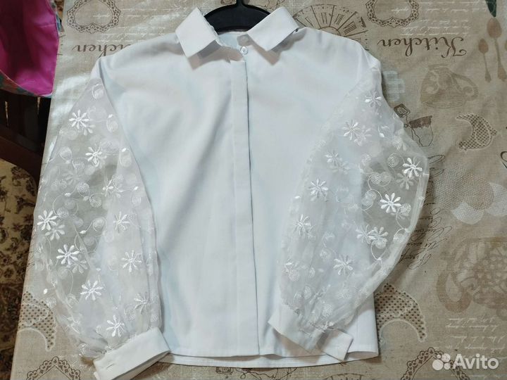 Блузка для школы 128