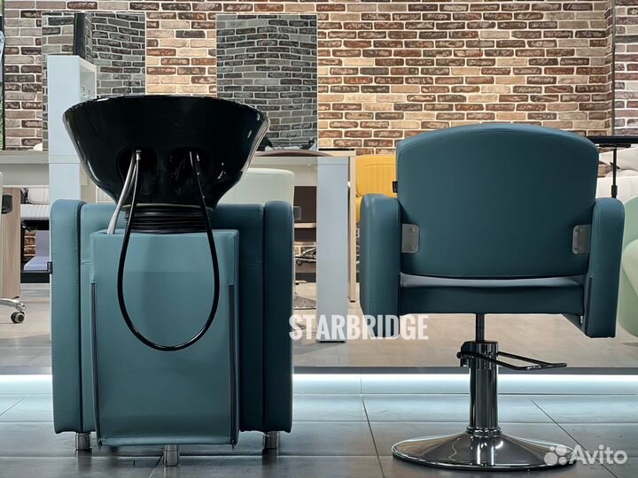 Мойка парикмахерская и кресло паркимахерское