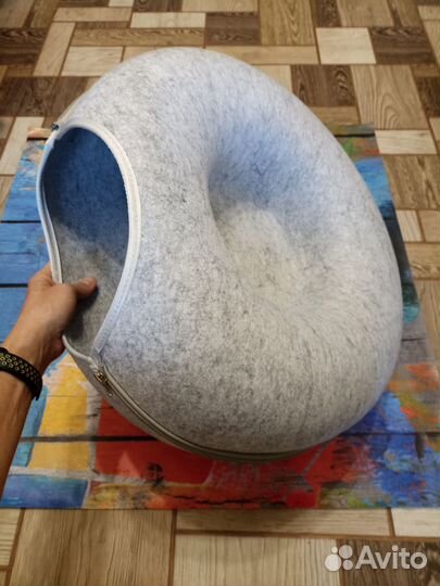 Игровой домик туннель лежанка для кошек, новый