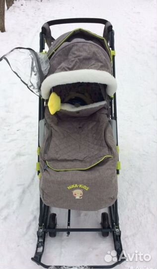 Санки коляска ника 7-7