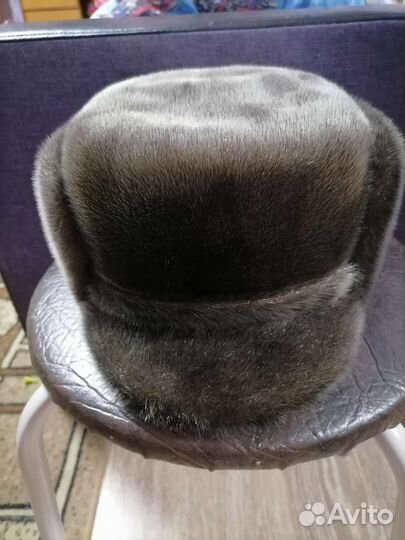 Шапка мужская из нерпы