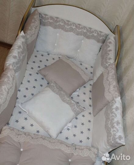 Бортики в детскую кроватку новые
