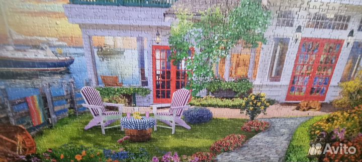 Картина дом на берегу моря