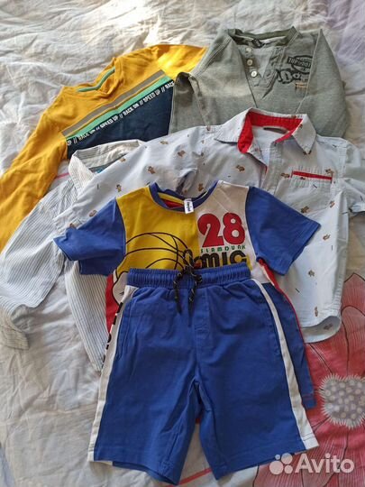 Одежда пакетом на мальчика 98