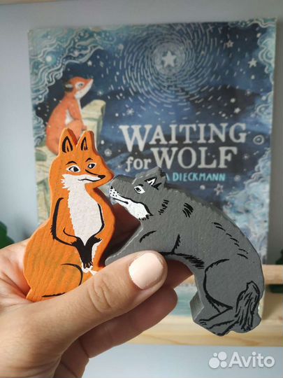 Детская книга на английском + игрушки