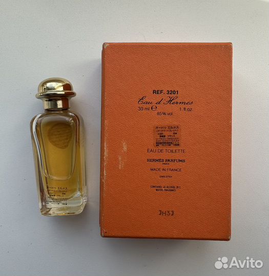Hermes eau d'hermes eau de toilette 30 мл винтаж