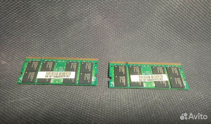 Оперативная память ddr2 So-Dimm 2x1