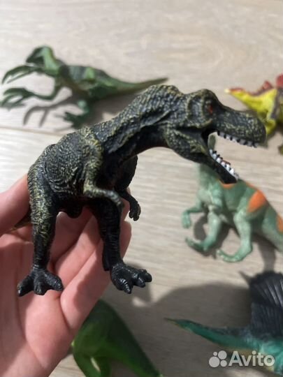 Динозавры игрушки 9 шт