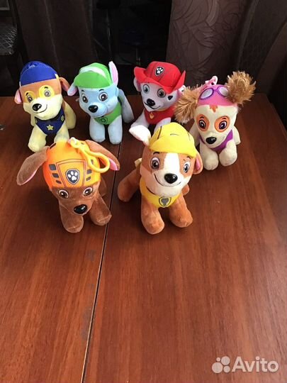 Продам мягкие игрушки щенячий патруль. Новые 1500