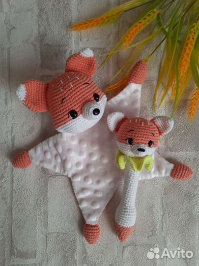 Комфортер и погремушка-грызунок