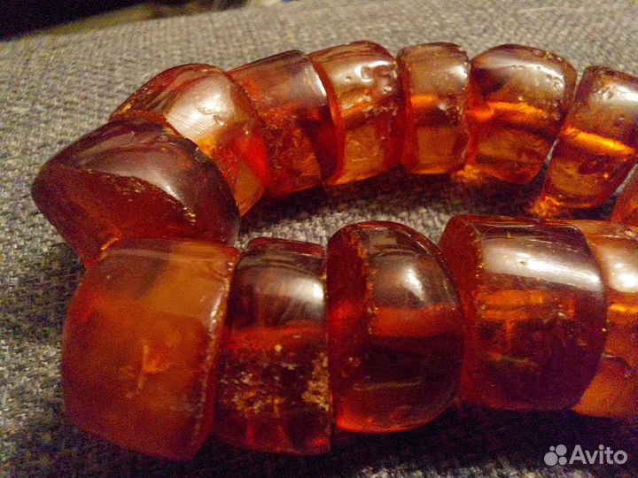 Янтарные бусы СССР винтаж