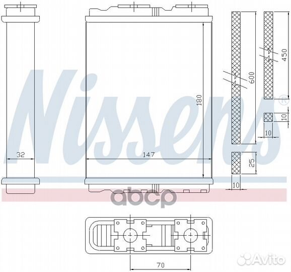 Радиатор отопителя ford: maverick (UDS, UNS) 2