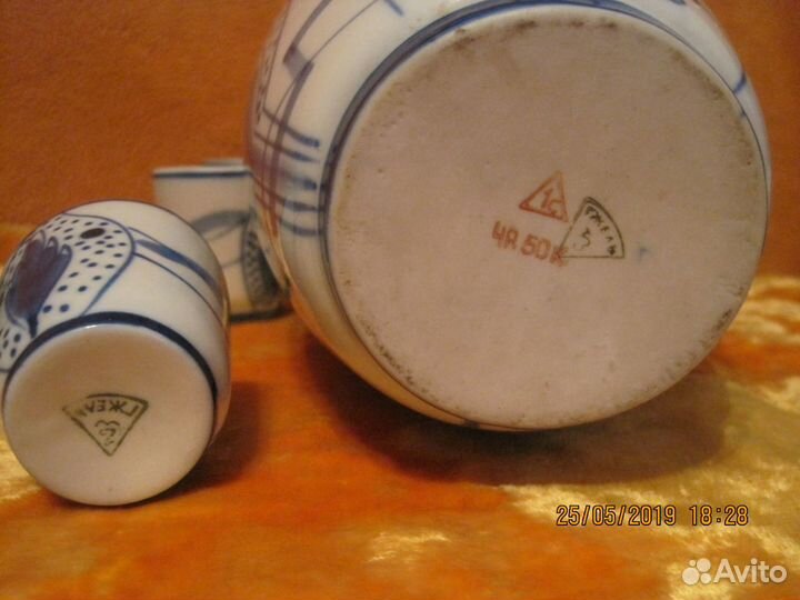 Графинчики СССР Гжель, пфз, сахарницы фарфор