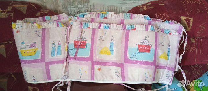 Бортики в детскую кроватку