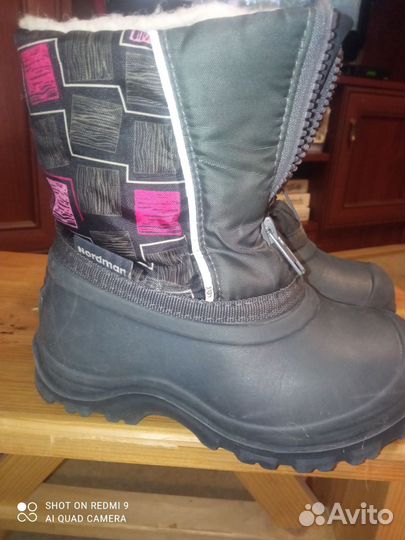 Сноубутсы для девочки